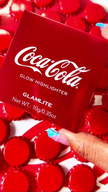 Coca cola highlighter plata