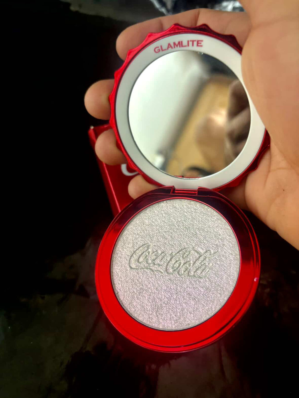 Coca cola highlighter plata
