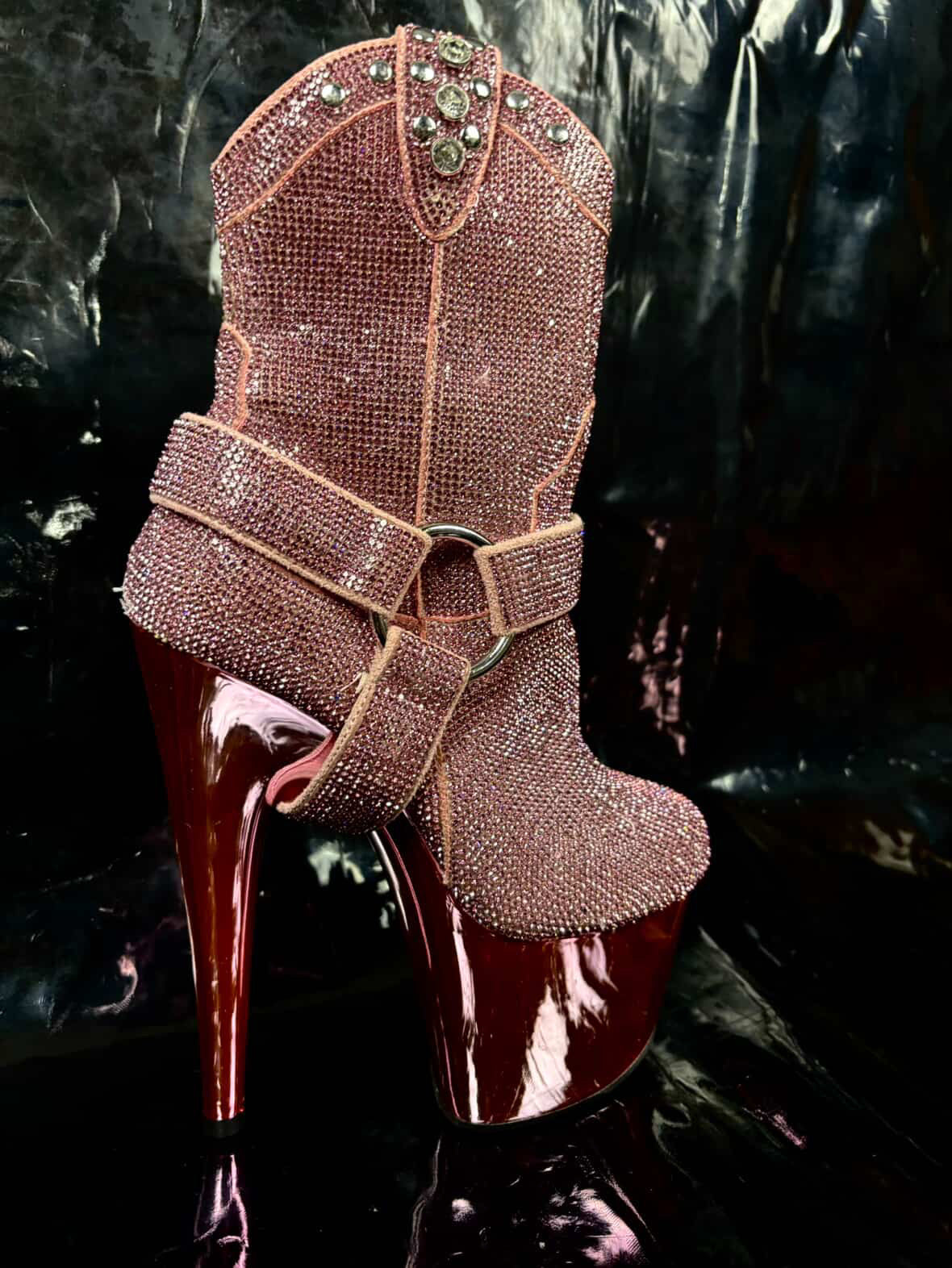 Botas miau miau rose gold💋✨