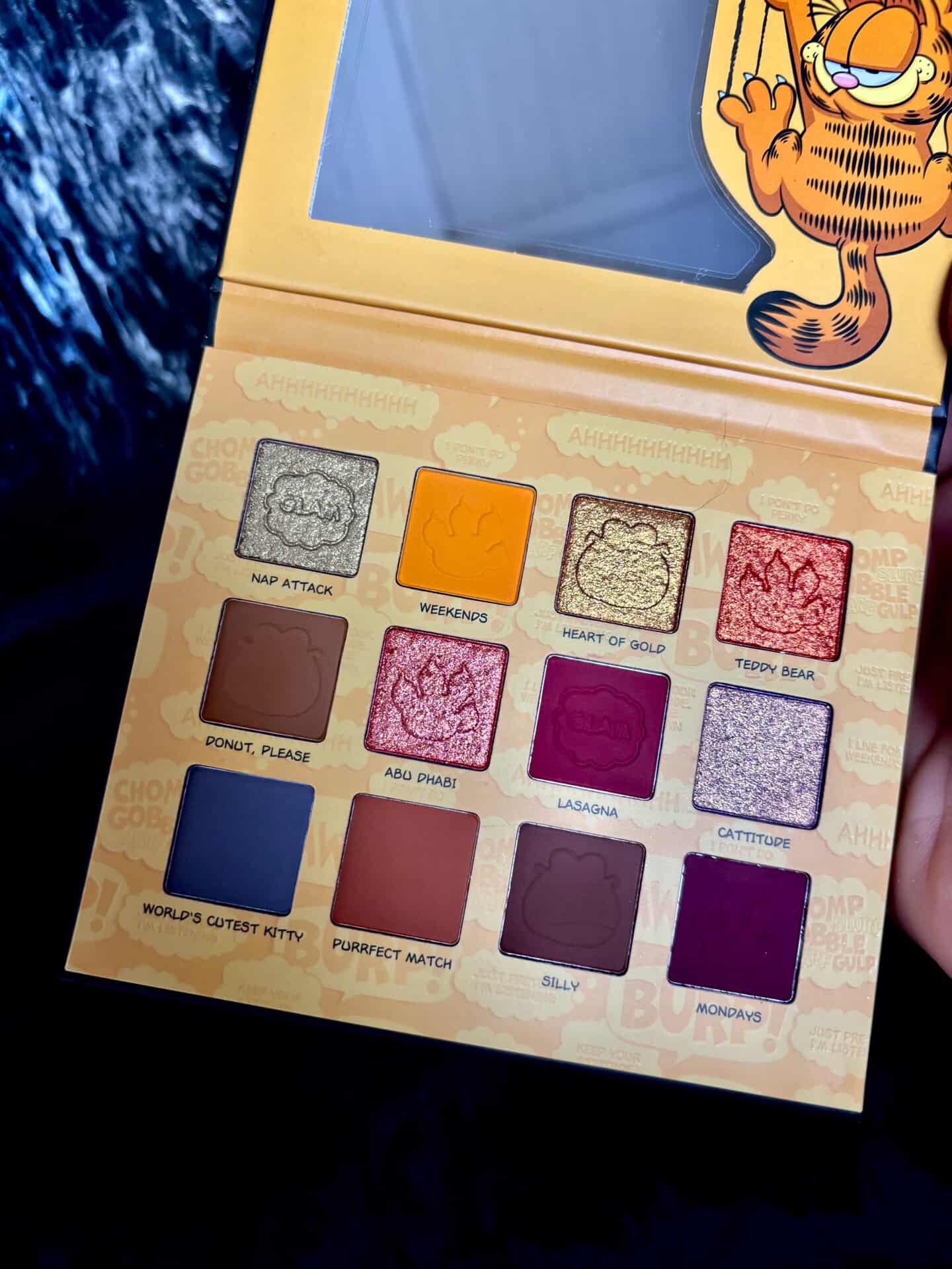 Paleta Garfield x glamlite