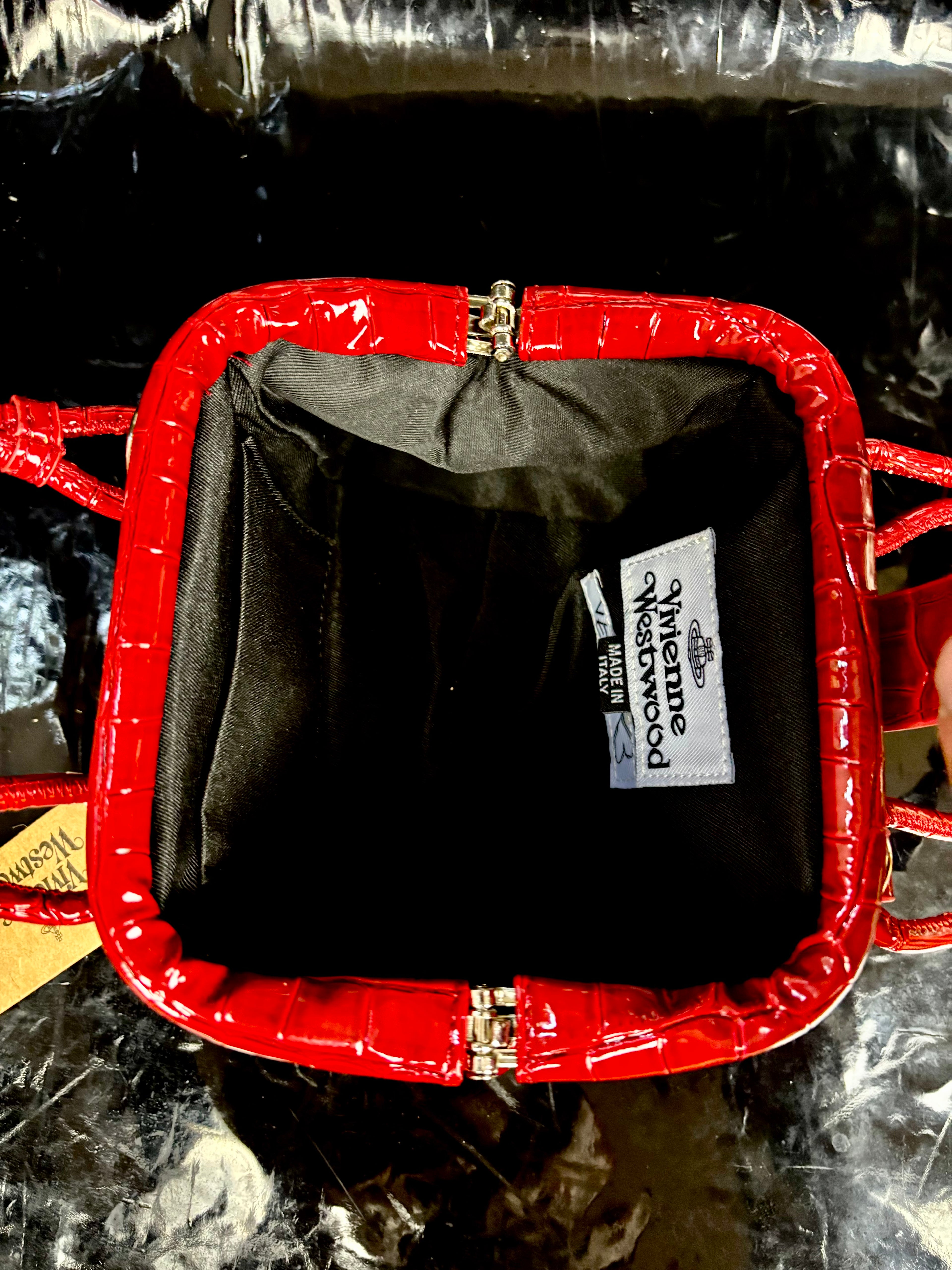 Vivienne Westwood Mini BAG croco roja ❤️🪐