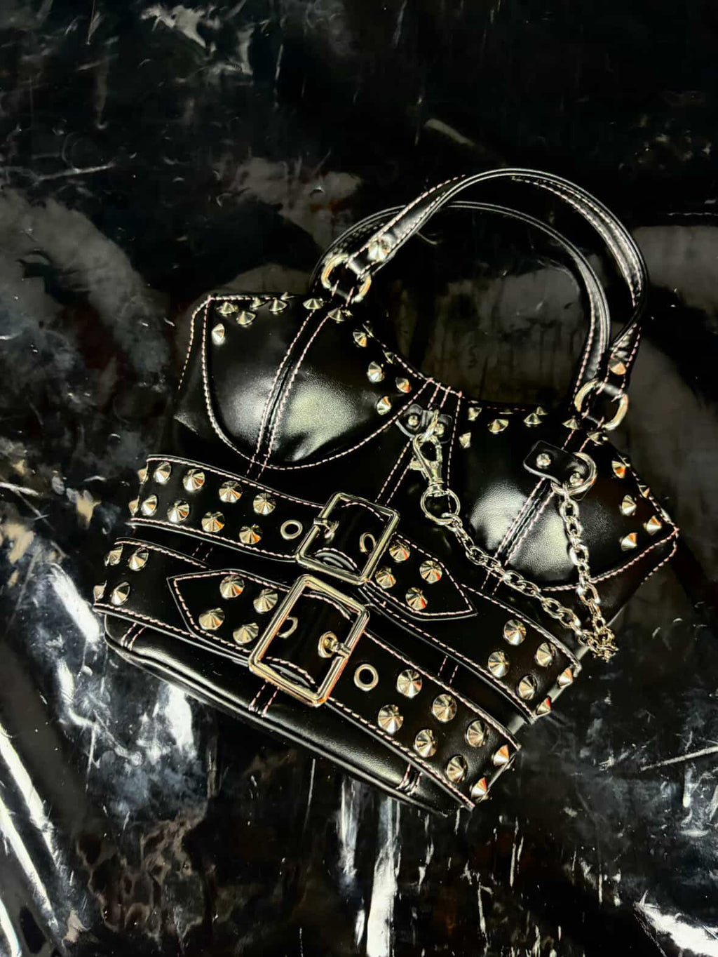 Cartera corset bag Classic black