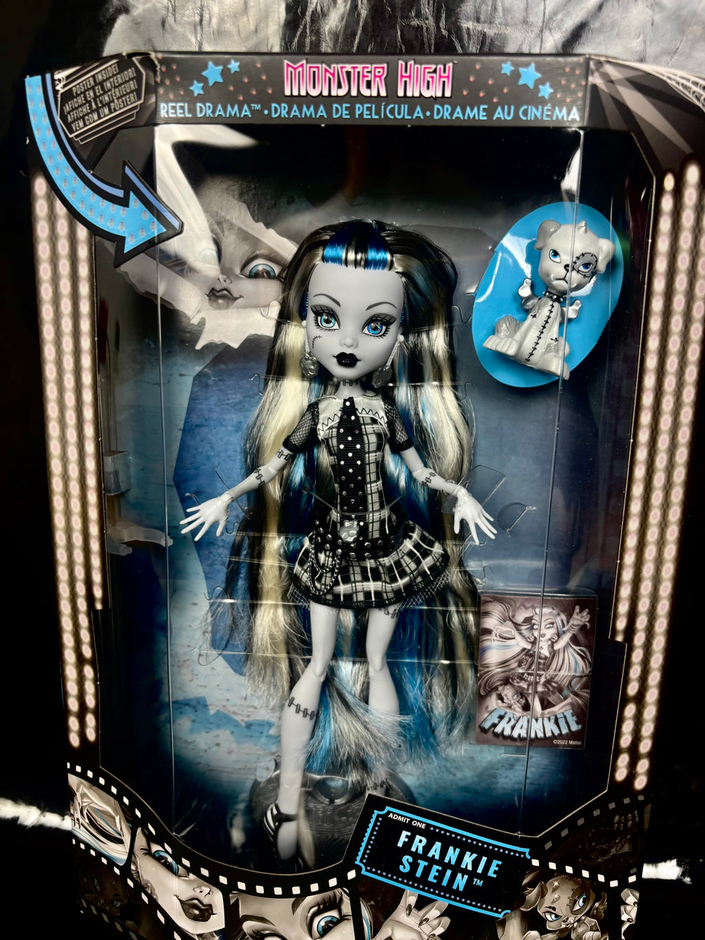 Muñeca FRANKIE STEIN 🖤💙