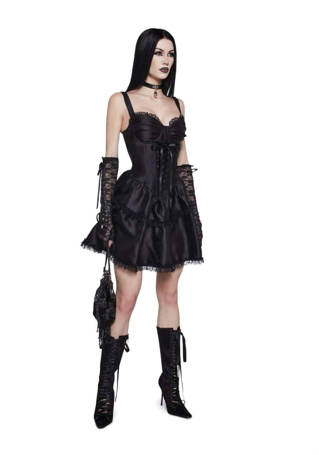 Vestido morticia summer 🖤