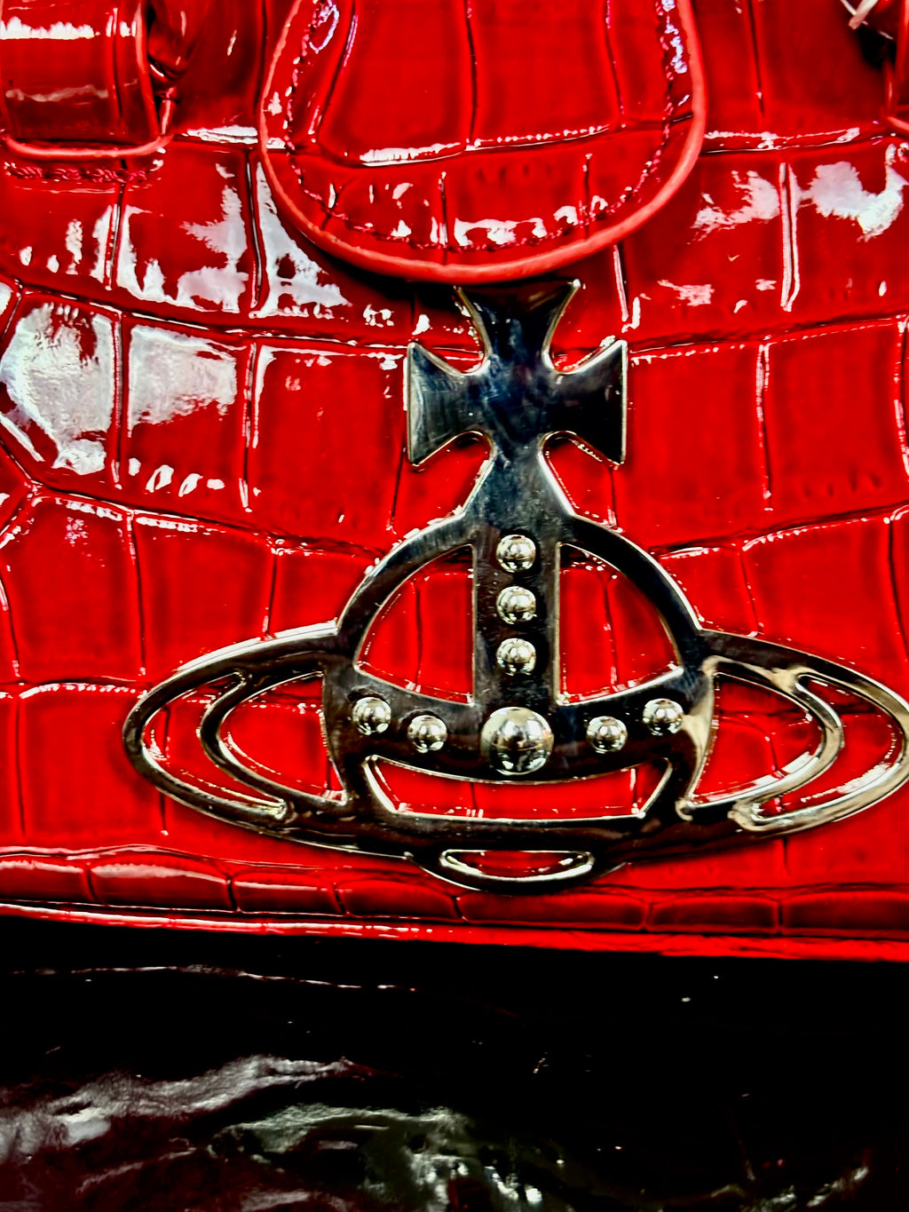 Vivienne Westwood Mini BAG croco roja ❤️🪐