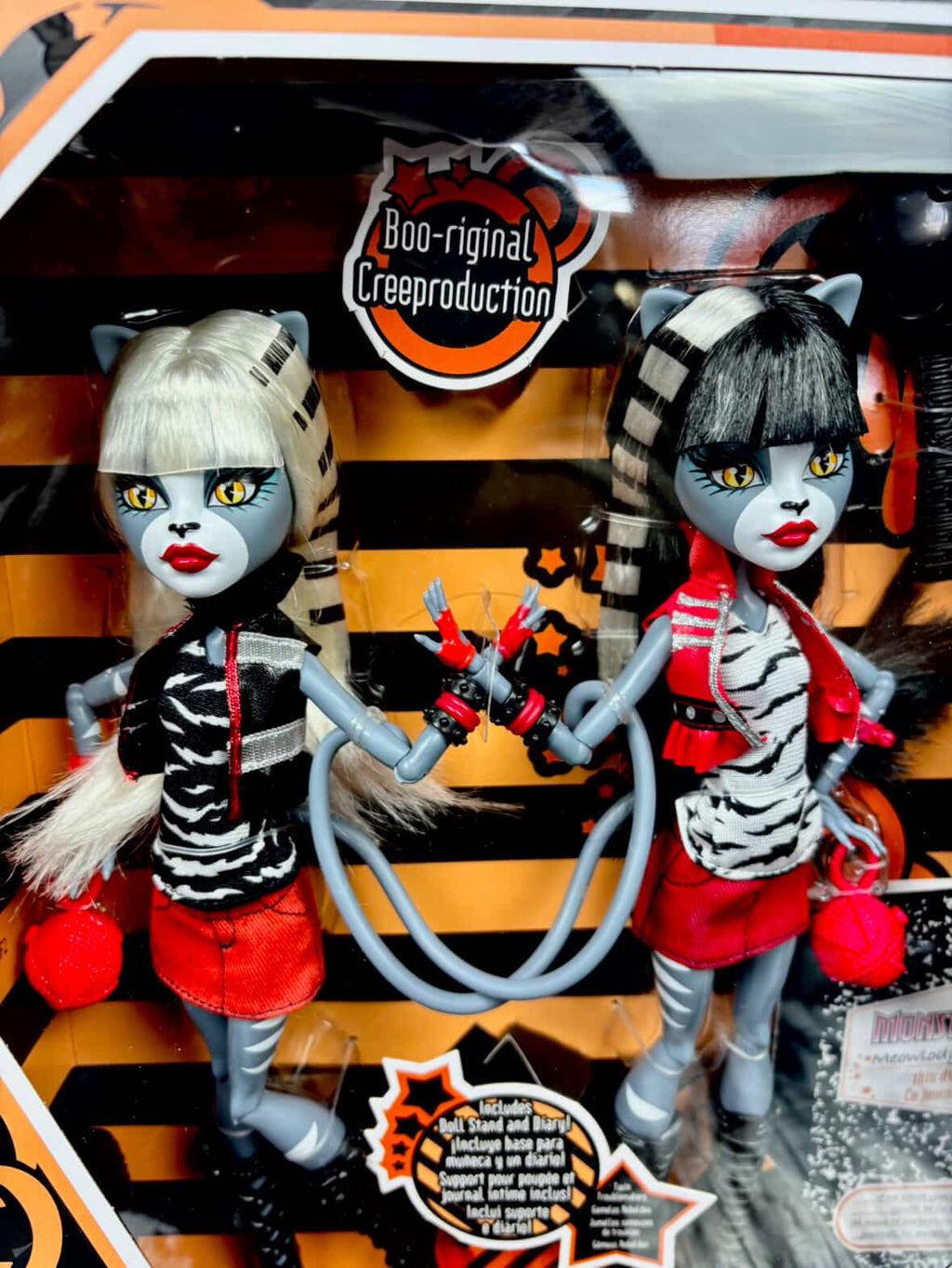 Muñeca Monster high- MEOWMELODY and PURRSEPHONE 🐈‍⬛😻