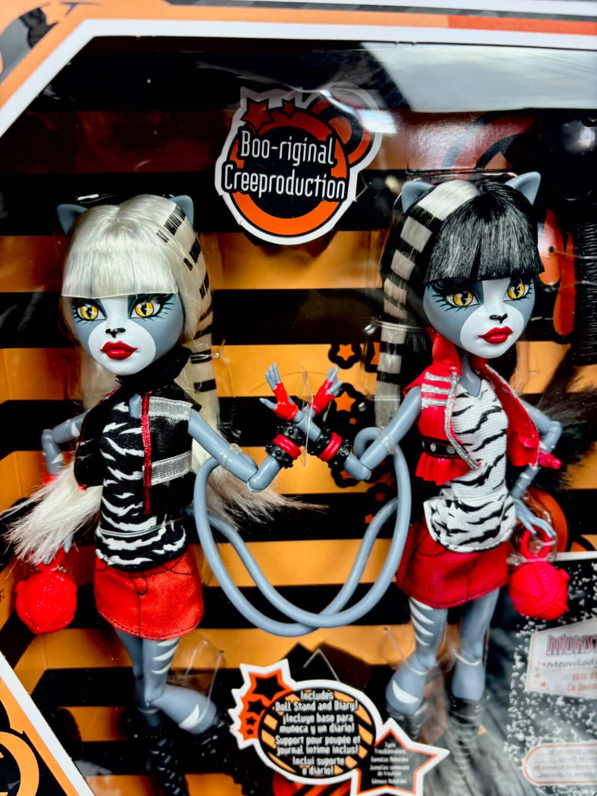 Muñeca Monster high- MEOWMELODY and PURRSEPHONE 🐈‍⬛😻