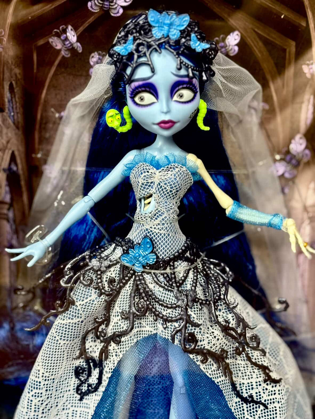 MUÑECA EMILY / SKULLECTOR 💙💙 MONSTER HIGH