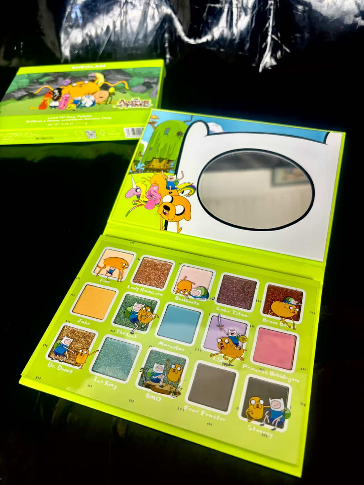 Paleta adventure time sheglam