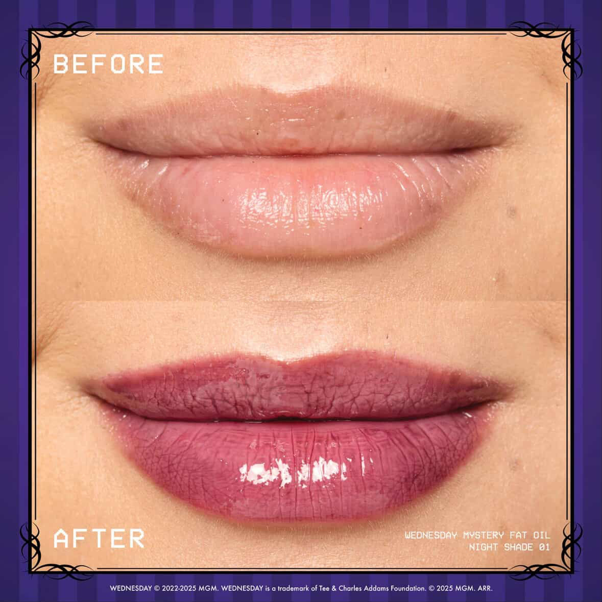 Labial lip oil nix Wednesday