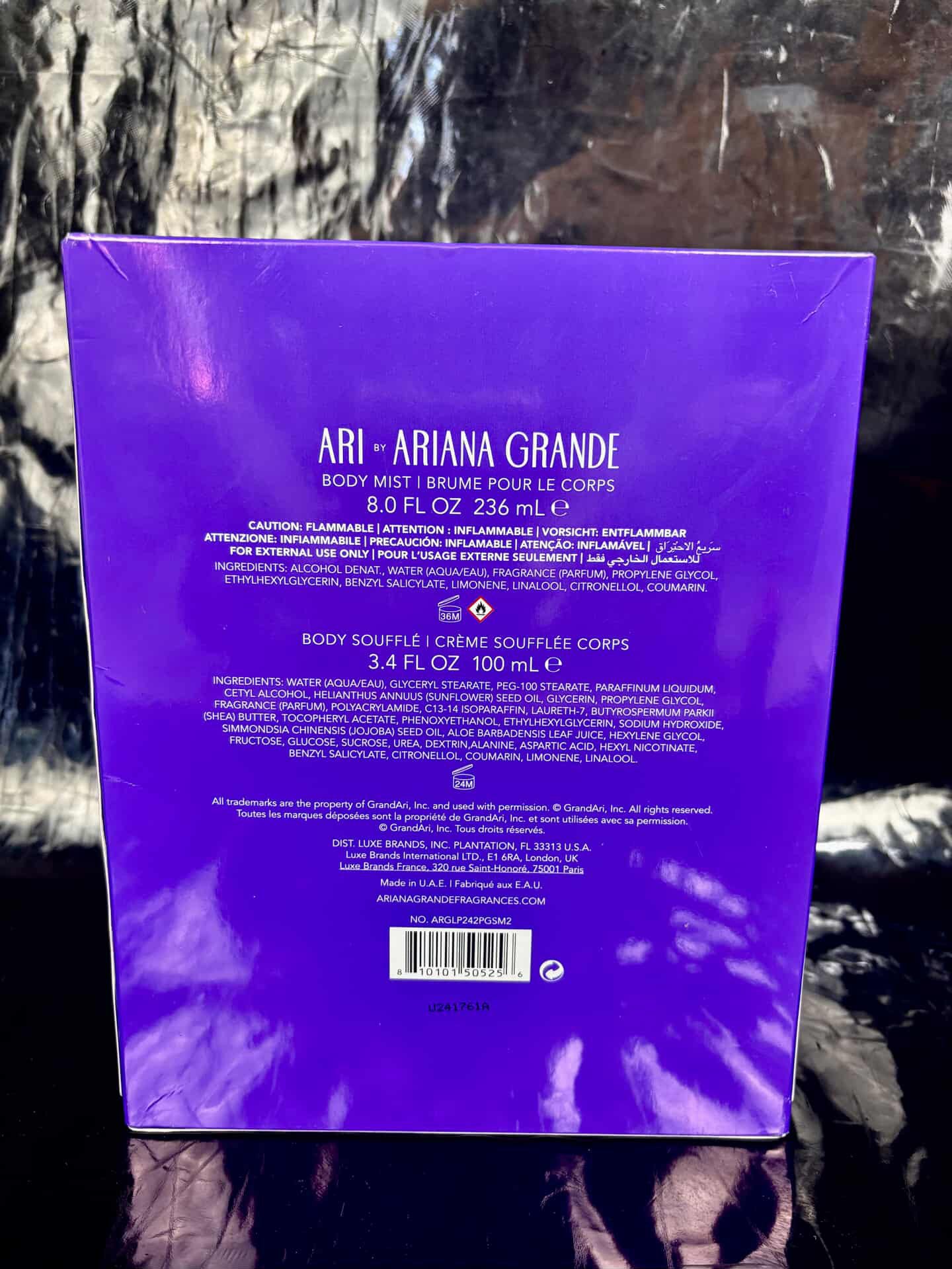 Pack ari by Ariana Grande