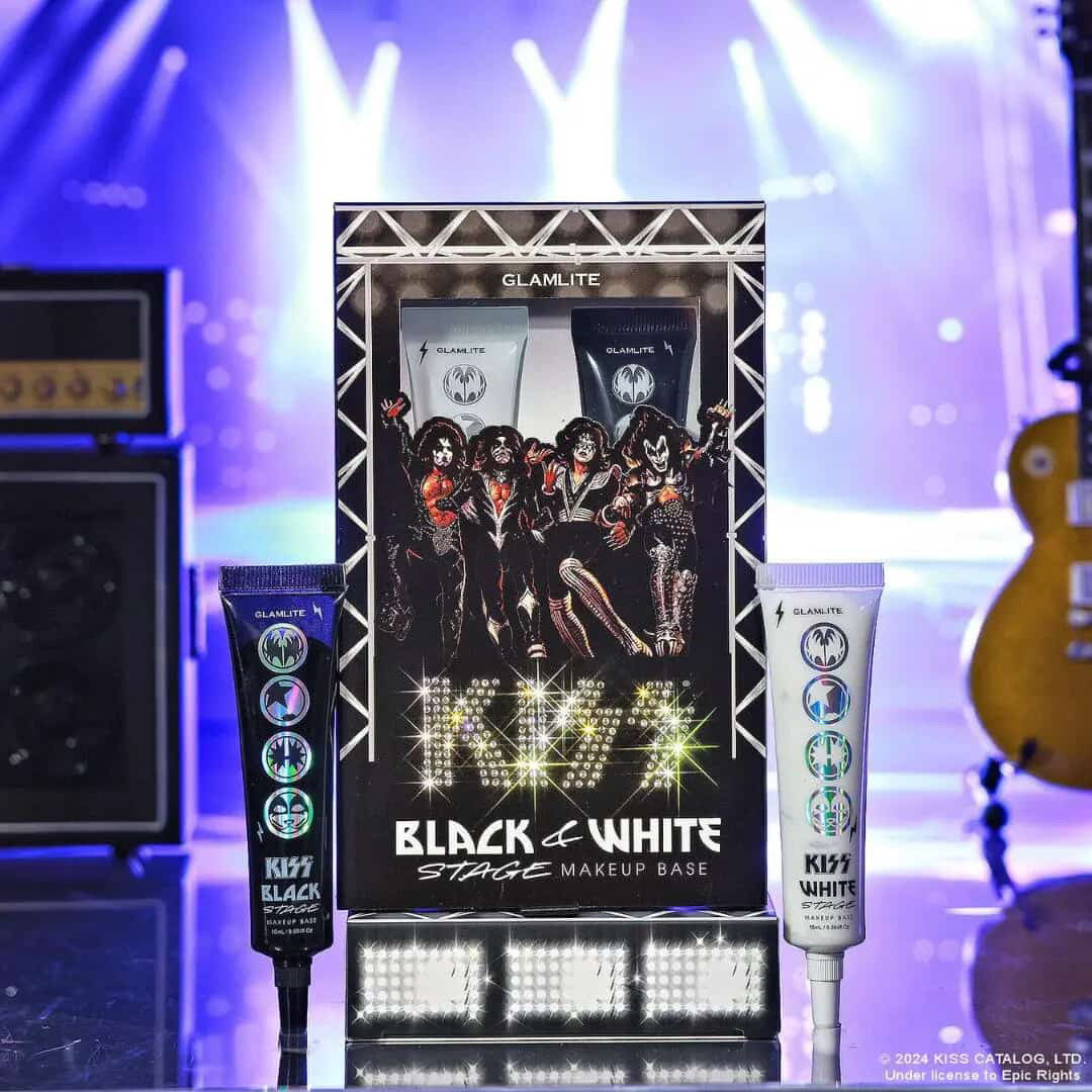 Pre base black and white kiss glamlite