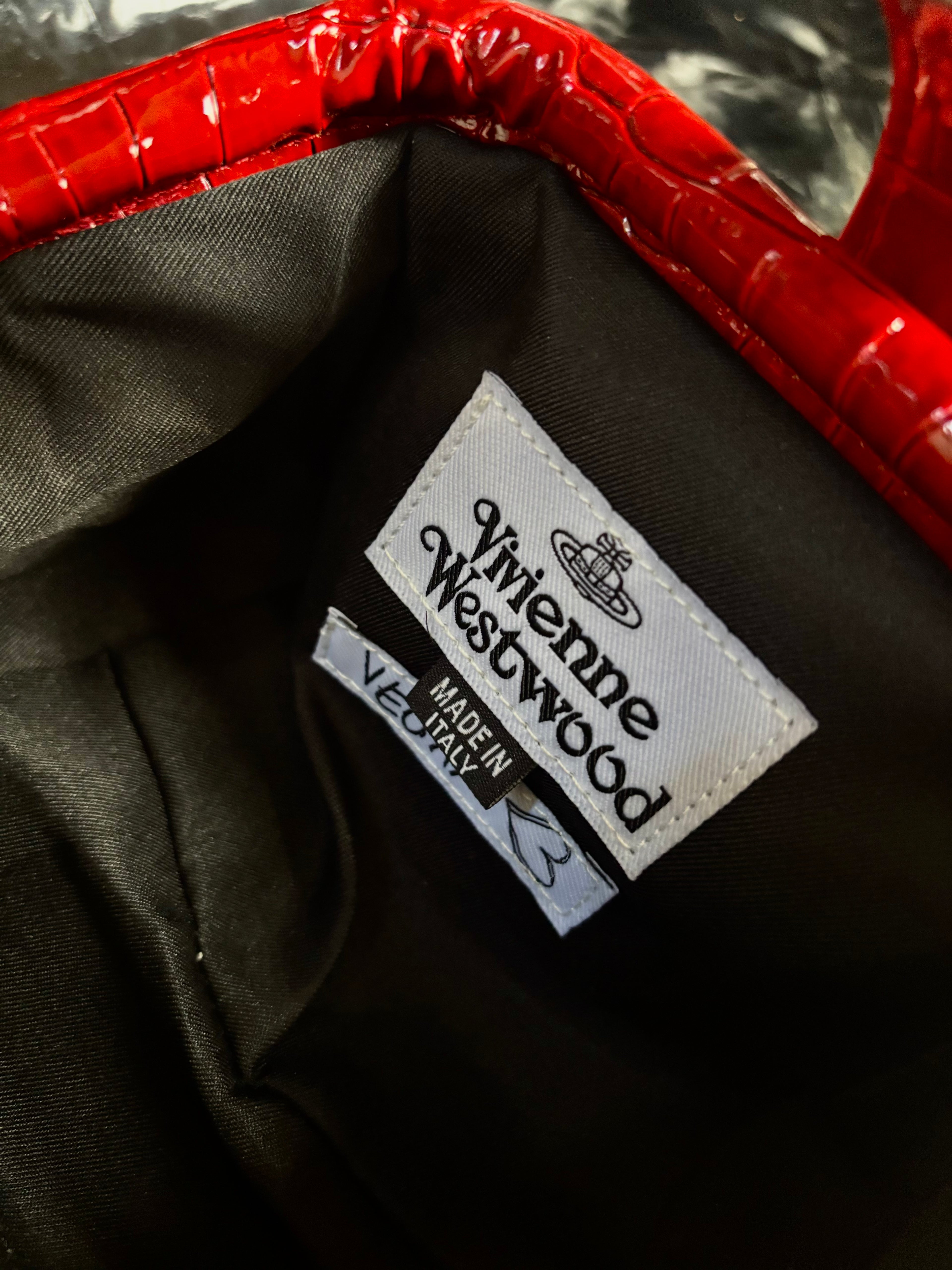 Vivienne Westwood Mini BAG croco roja ❤️🪐