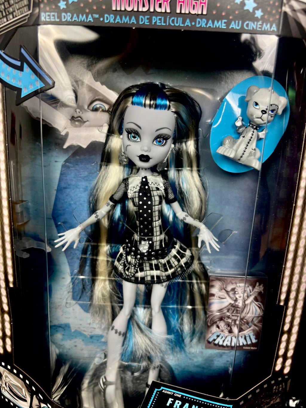 Muñeca FRANKIE STEIN 🖤💙