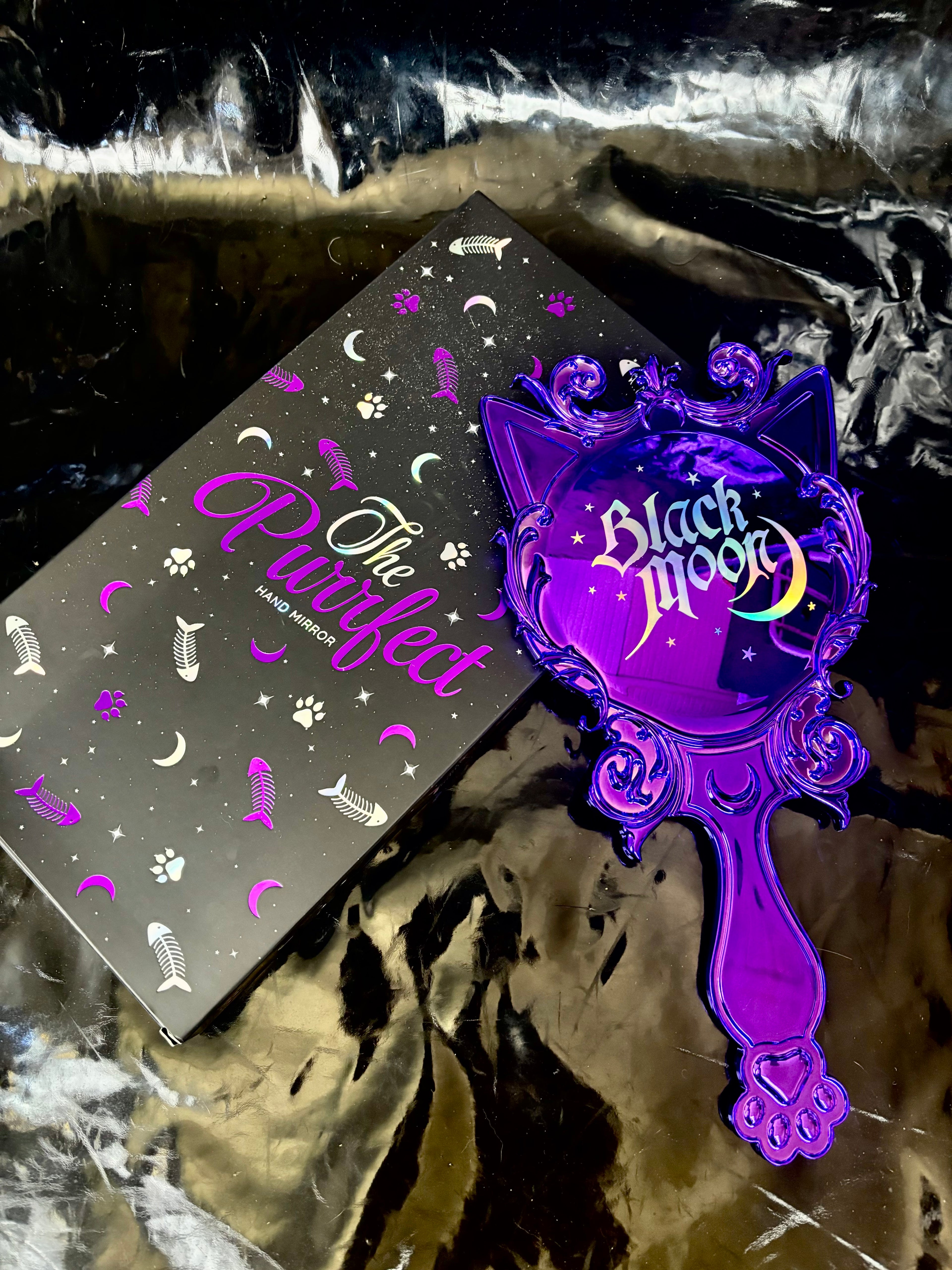 Espejo The Purrfect x blackmoon cosmetics 🖤🦇