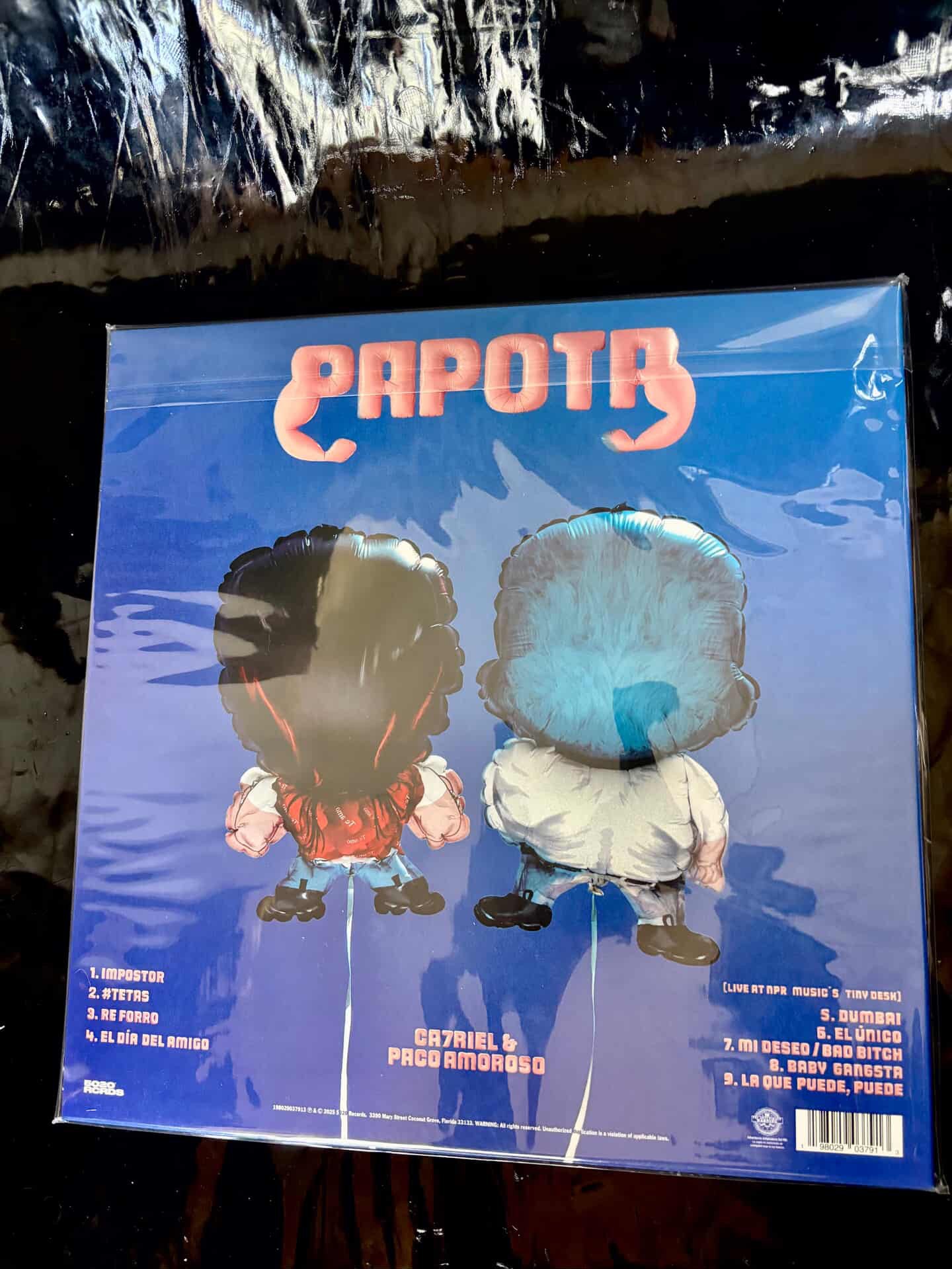 Vinilo CA7RIEL & paco amoroso PAPOTA