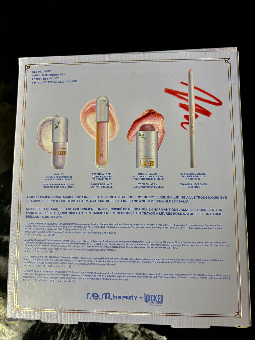 Rem beauty x wicked- Glinda makeup set 👑🪄