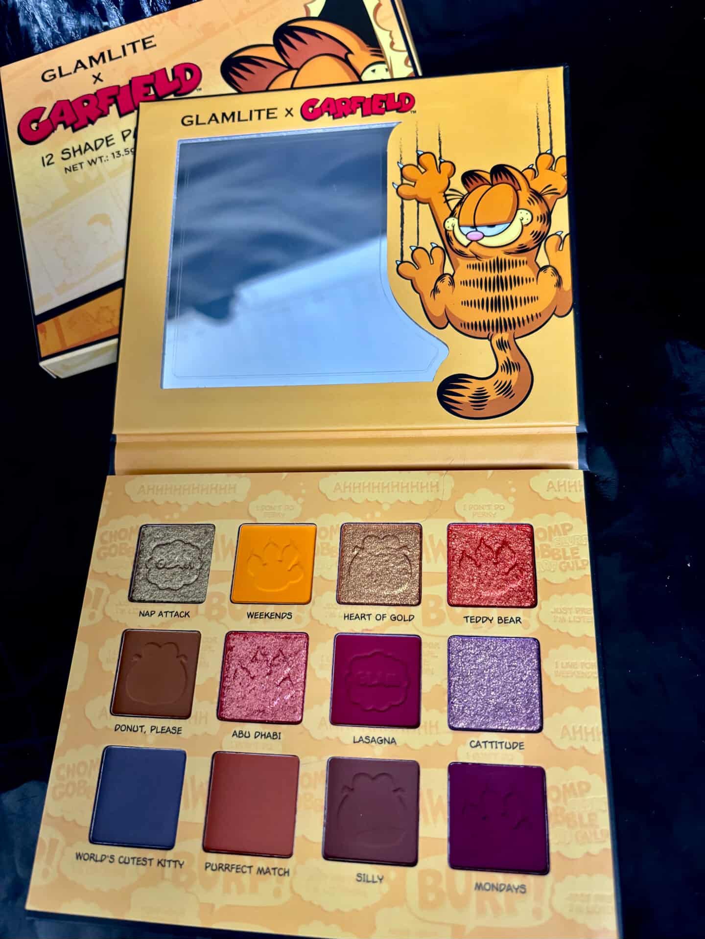 Paleta Garfield x glamlite