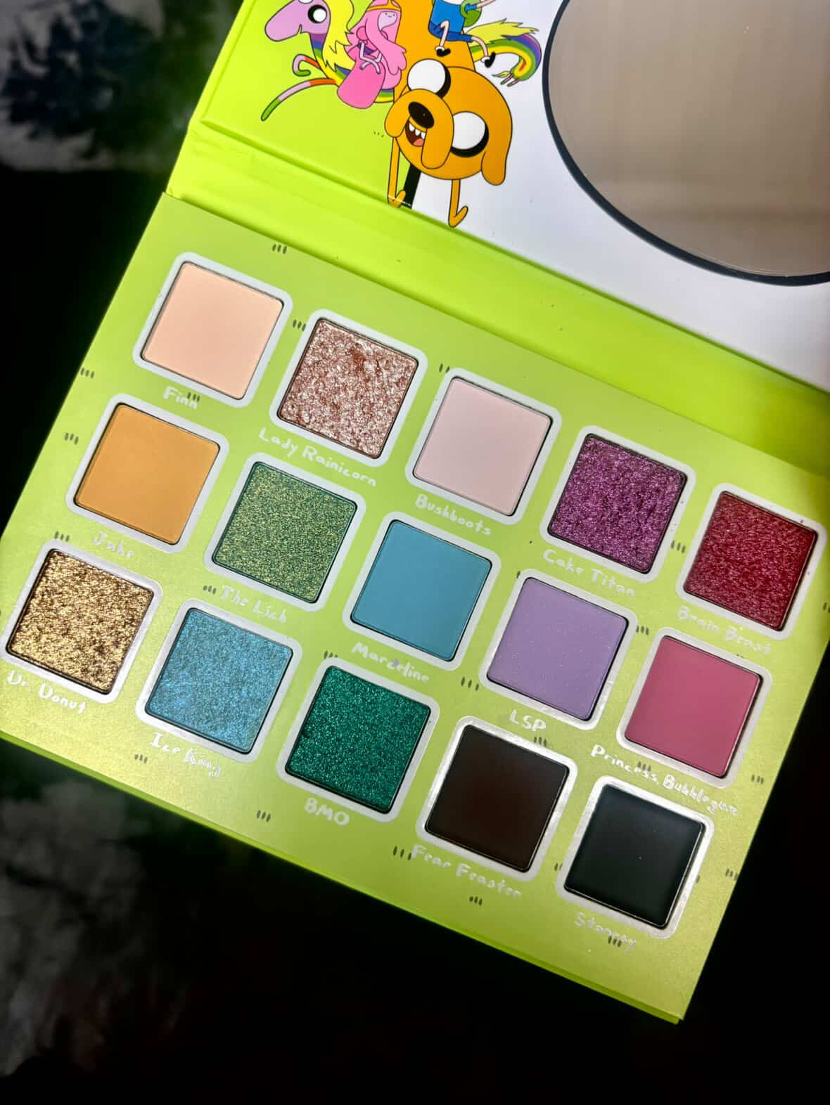 Paleta adventure time sheglam