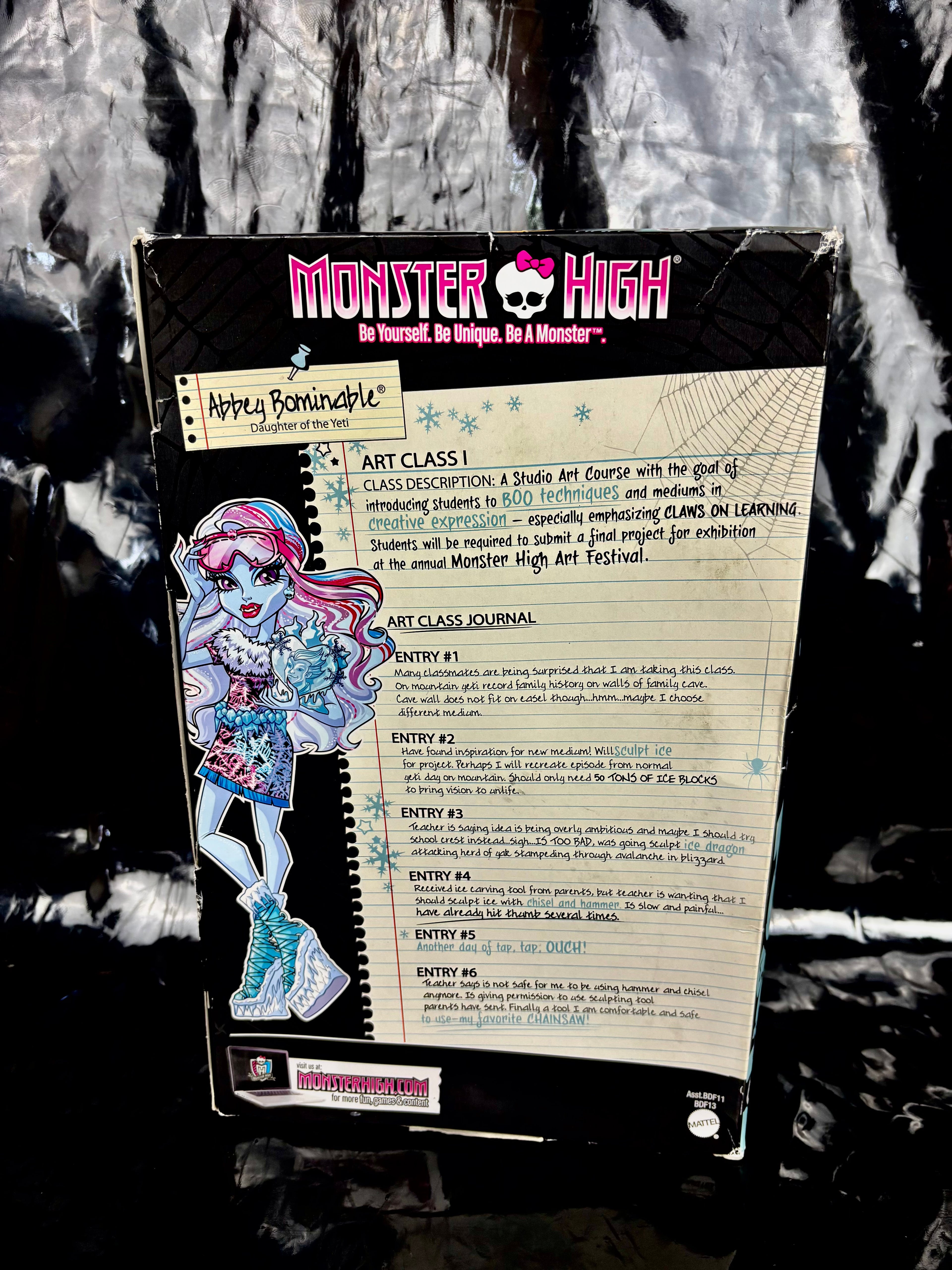 Abbey  bominable - art class g1 ❄️🎨