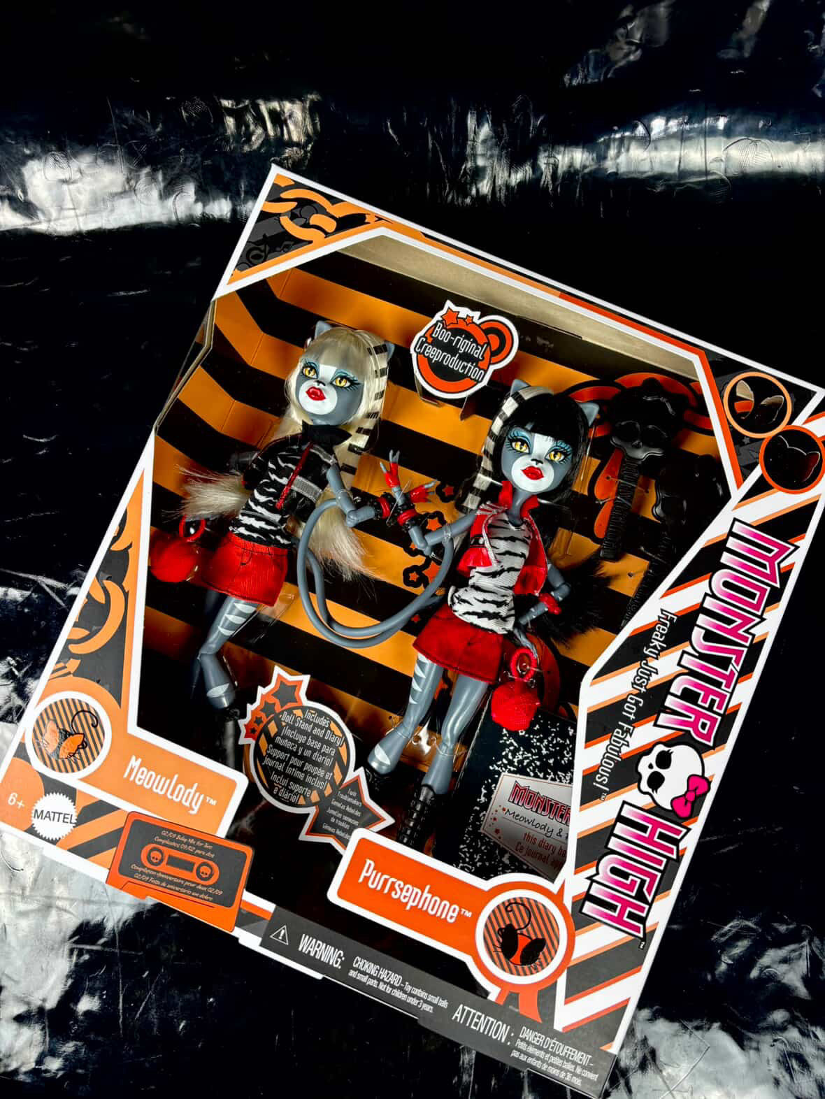 Muñeca Monster high- MEOWMELODY and PURRSEPHONE 🐈‍⬛😻