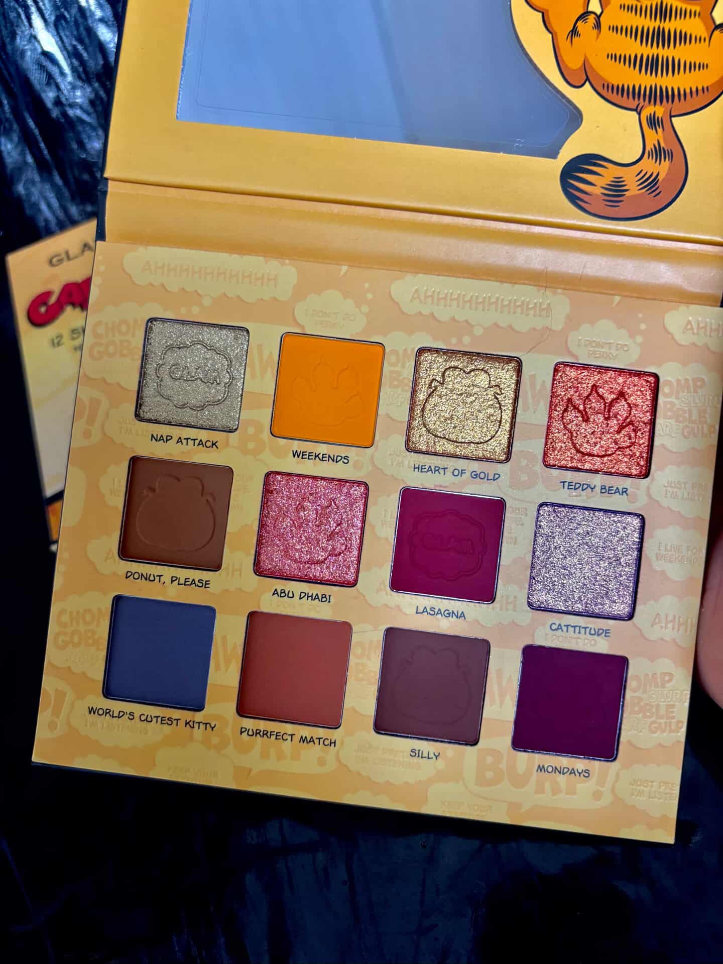 Paleta Garfield x glamlite