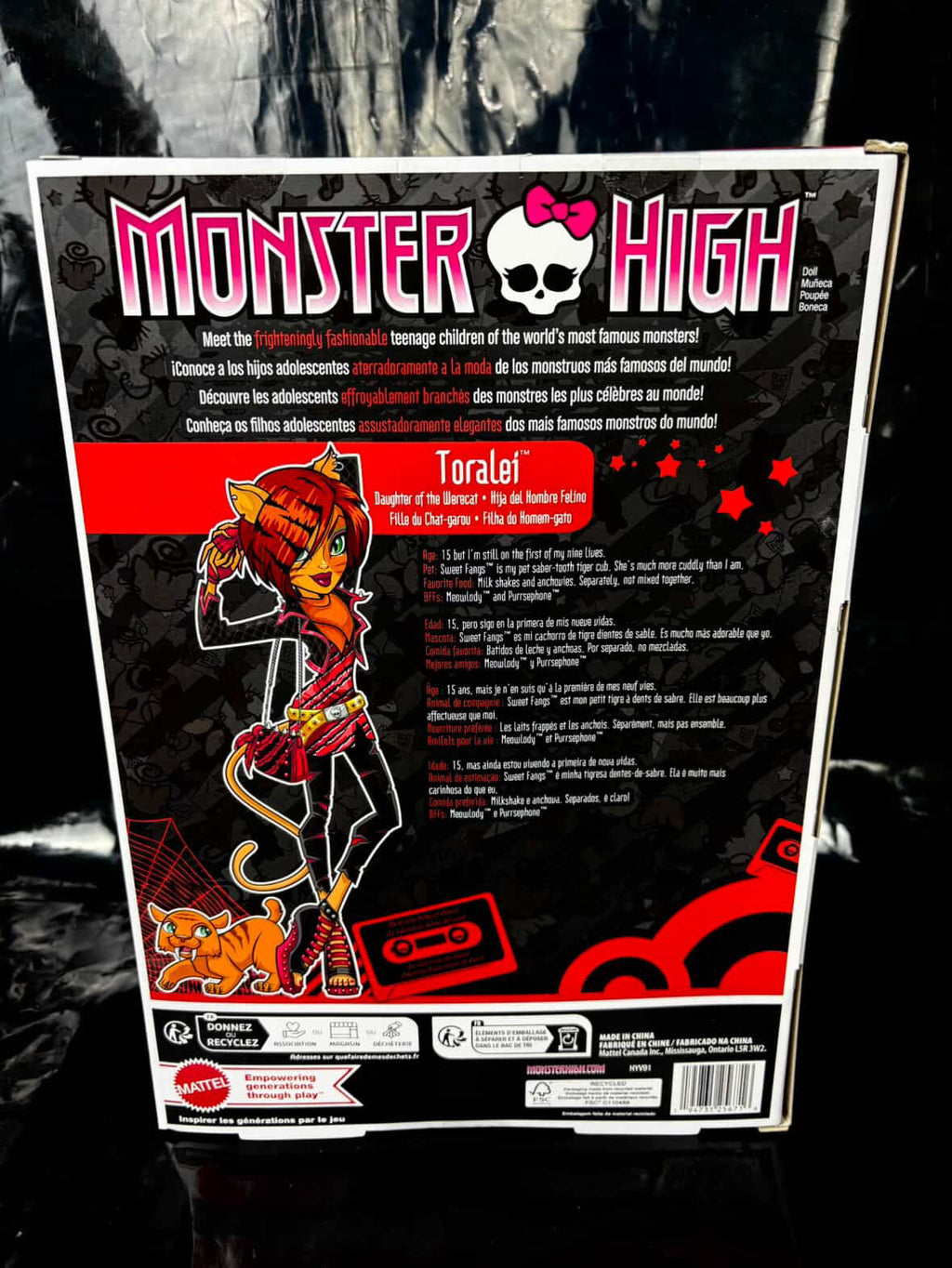 Muñeca Toralei monster high🧡