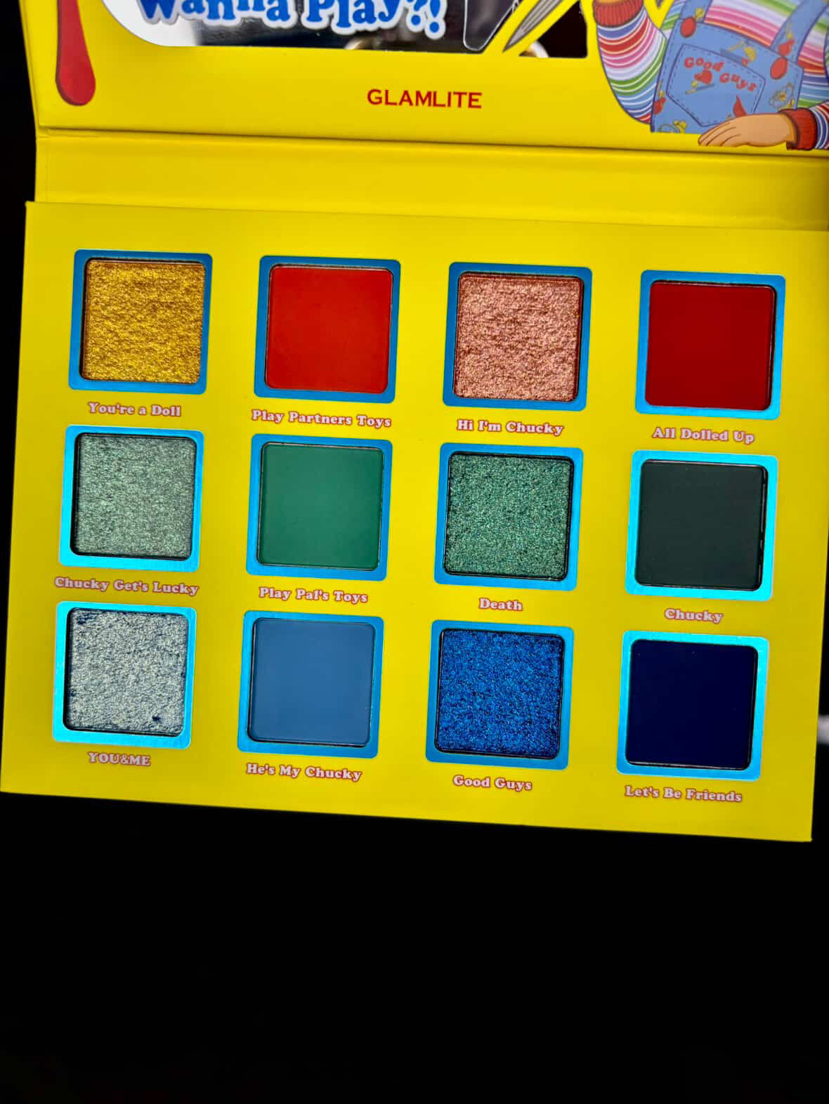 Paleta Chucky good guys glamlite