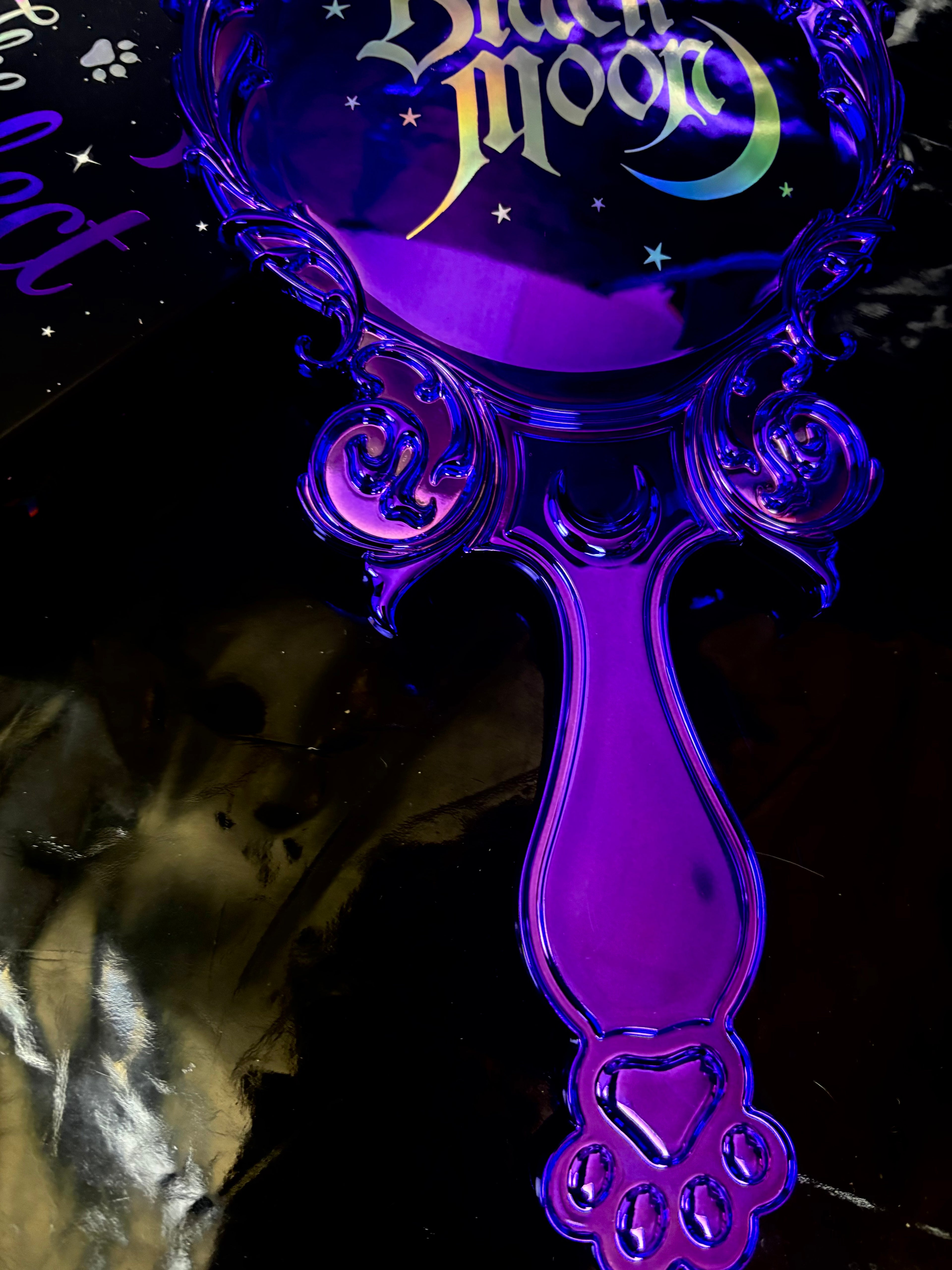 Espejo The Purrfect x blackmoon cosmetics 🖤🦇