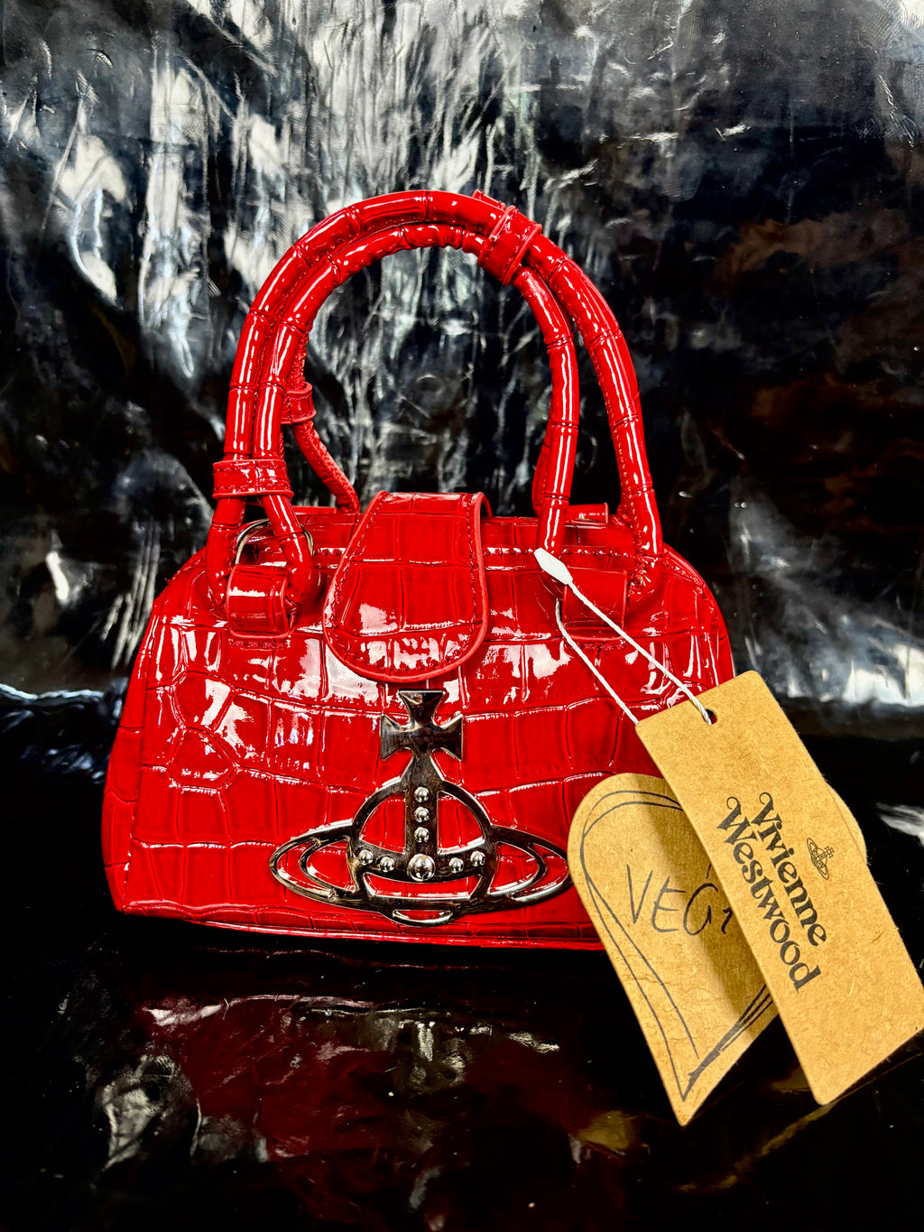 Vivienne Westwood Mini BAG croco roja ❤️🪐