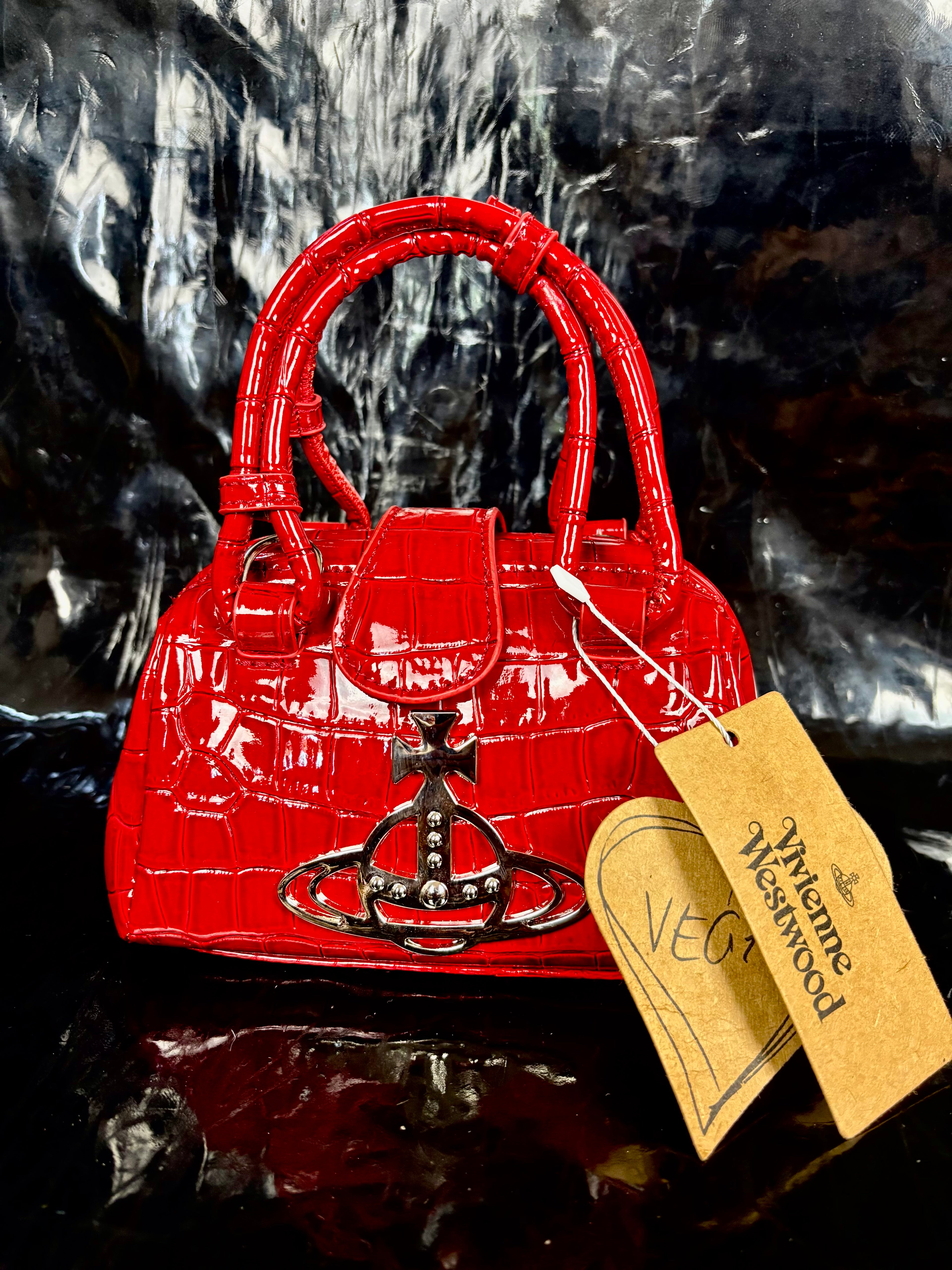 Vivienne Westwood Mini BAG croco roja ❤️🪐
