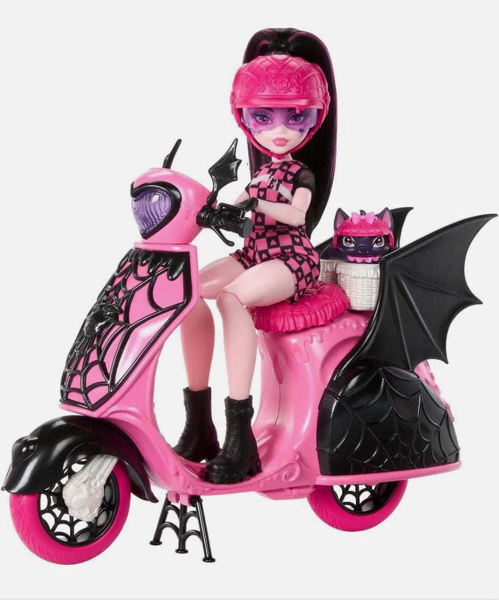 Draculaura vamptastic scooter