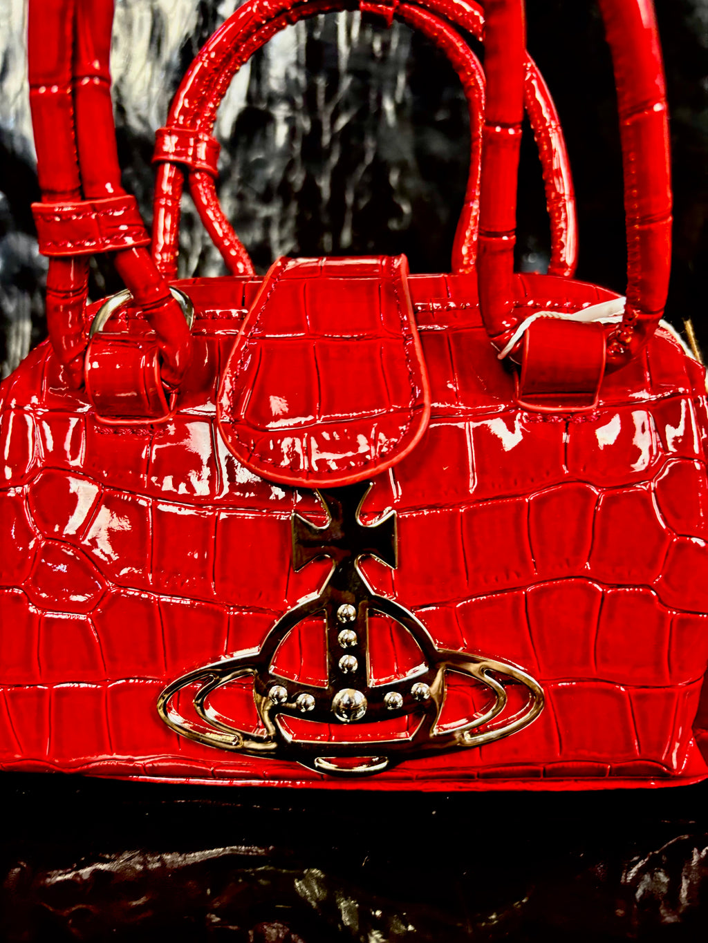 Vivienne Westwood Mini BAG croco roja ❤️🪐