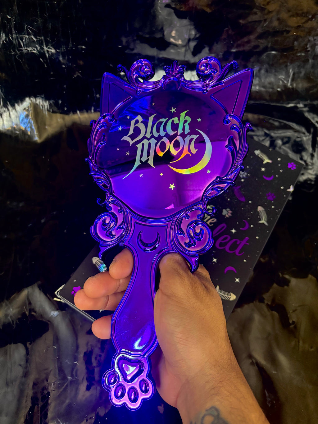 Espejo The Purrfect x blackmoon cosmetics 🖤🦇