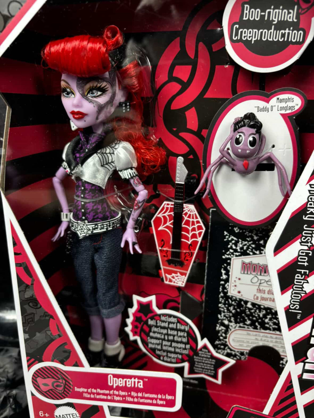 Muñeca Monster high - OPERETTA🎶🎼❤️