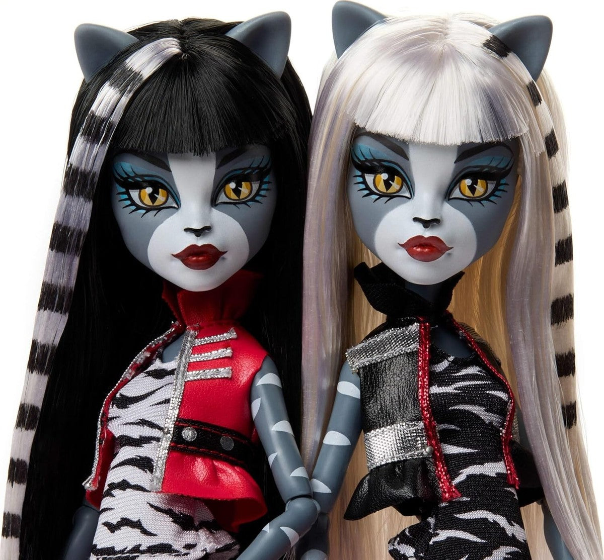 Muñeca Monster high- MEOWMELODY and PURRSEPHONE 🐈‍⬛😻