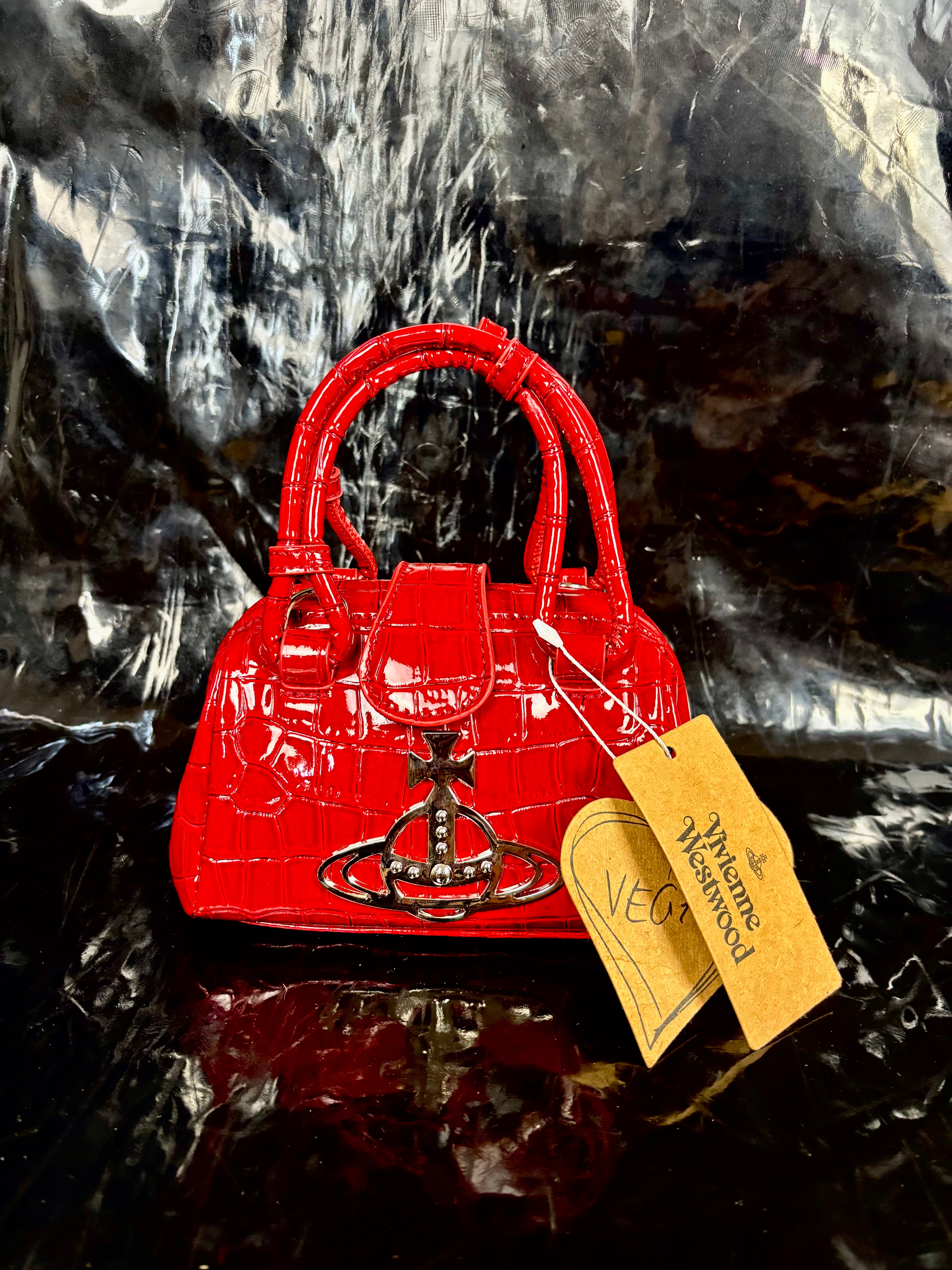 Vivienne Westwood Mini BAG croco roja ❤️🪐